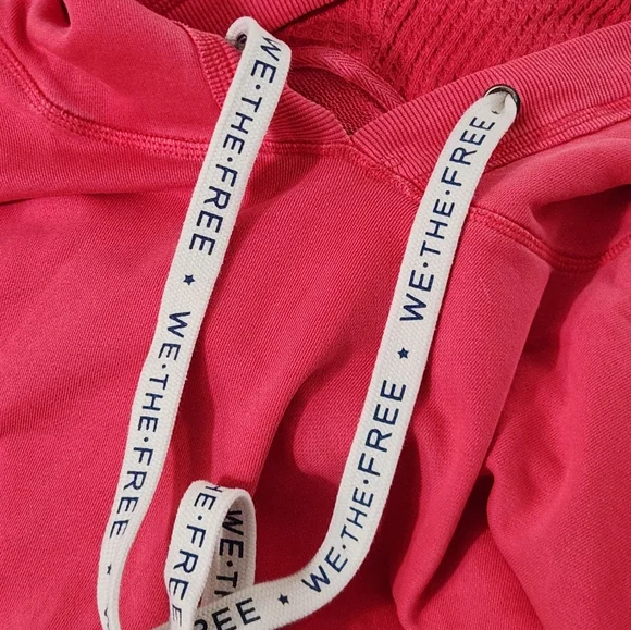 Free People We Hoodie We The Free‎ High Risk Red!